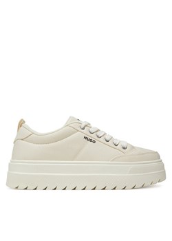 HUGO Sneakersy Lyssa 50548178 Biały ze sklepu MODIVO w kategorii Buty sportowe damskie - zdjęcie 184749424