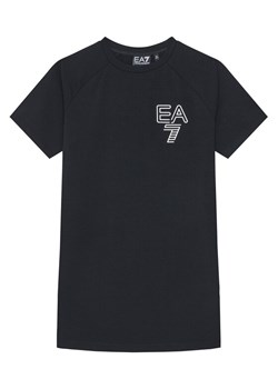 EA7 Emporio Armani Sukienka codzienna 7G000049 AF12484 UC001 Czarny Relaxed Fit ze sklepu MODIVO w kategorii Sukienki dziewczęce - zdjęcie 184749441