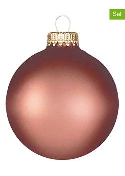 Krebs Glas Lauscha Bombki (8 szt.) w kolorze brązowym - Ø 7 cm ze sklepu Limango Polska w kategorii Dekoracje bożonarodzeniowe - zdjęcie 184751264