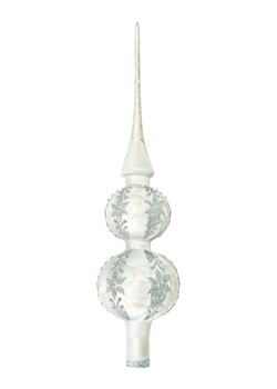 Krebs Glas Lauscha Szpic w kolorze srebnym na choinkę - (D)30 cm ze sklepu Limango Polska w kategorii Dekoracje bożonarodzeniowe - zdjęcie 184751284