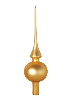 Krebs Glas Lauscha Szpic w kolorze złotym na choinkę - dł.26 cm ze sklepu Limango Polska w kategorii Dekoracje bożonarodzeniowe - zdjęcie 184751550