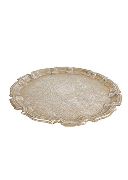 Romimex Taca w kolorze srebrnym - Ø 27 cm ze sklepu Limango Polska w kategorii Tace - zdjęcie 184751730