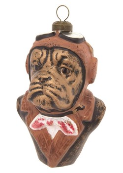 Krebs Glas Lauscha Bombka w kolorze brązowym - dł. 10 cm ze sklepu Limango Polska w kategorii Dekoracje bożonarodzeniowe - zdjęcie 184751820