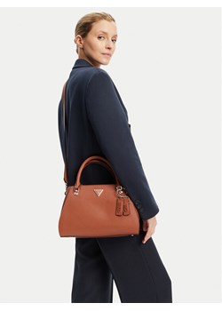 Torebka Guess Noelle II HWZG96 72070 Brązowy ze sklepu eobuwie.pl w kategorii Kuferki - zdjęcie 184752720