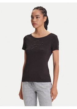 EA7 Emporio Armani T-Shirt 7W000184 AF10373 UC001 Czarny Regular Fit ze sklepu MODIVO w kategorii Bluzki damskie - zdjęcie 184752950