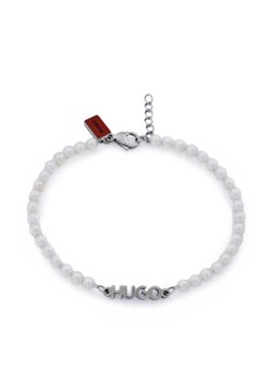 Bransoletka HUGO E-Smallpearl-Bra 50544521 Biały ze sklepu eobuwie.pl w kategorii Bransoletki - zdjęcie 184754721