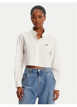 Tommy Jeans Koszula DW0DW21400 Biały Relaxed Fit ze sklepu MODIVO w kategorii Koszule damskie - zdjęcie 184754913