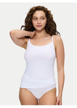 Triumph Top Sense Of Cotton 10224958 Biały Slim Fit ze sklepu MODIVO w kategorii Bluzki damskie - zdjęcie 184754914