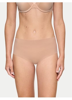 Triumph Figi klasyczne z wysokim stanem Pretty 10222227 Beżowy ze sklepu MODIVO w kategorii Majtki damskie - zdjęcie 184754954