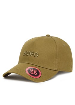 HUGO Czapka z daszkiem 50533410 Zielony ze sklepu MODIVO w kategorii Czapki z daszkiem męskie - zdjęcie 184755000