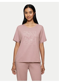Triumph Koszulka piżamowa Mix & Match 10218281 Różowy Relaxed Fit ze sklepu MODIVO w kategorii Piżamy damskie - zdjęcie 184755002