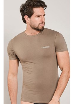 Kappa koszulka męska bawełniana z krótkim rękawem khaki K1304, Kolor khaki, Rozmiar L, Kappa ze sklepu Primodo w kategorii T-shirty męskie - zdjęcie 184755922