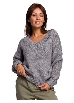 Be Wear Sweter w kolorze szarym ze sklepu Limango Polska w kategorii Swetry damskie - zdjęcie 184756443