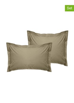 Colourful Cotton Poszewki renforcè (2 szt.) w kolorze beżowym na poduszkę ze sklepu Limango Polska w kategorii Poduszki dekoracyjne - zdjęcie 184756923
