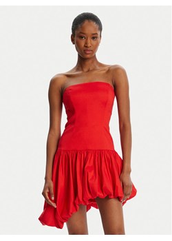 BARDOT Sukienka koktajlowa Alyna Straples Mini 59981DB Czerwony Slim Fit ze sklepu MODIVO w kategorii Sukienki - zdjęcie 184758670