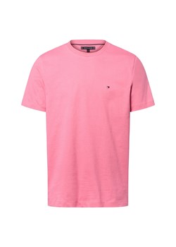 Tommy Hilfiger Koszulka męska Mężczyźni Bawełna brudny róż jednolity ze sklepu vangraaf w kategorii T-shirty męskie - zdjęcie 184758914
