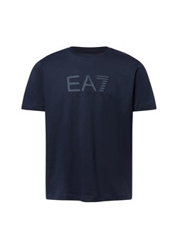 EA7 Emporio Armani Koszulka męska Mężczyźni Bawełna granatowy jednolity ze sklepu vangraaf w kategorii T-shirty męskie - zdjęcie 184758921