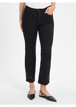 Marc Cain Dżinsy Kobiety Bawełna czarny jednolity ze sklepu vangraaf w kategorii Jeansy damskie - zdjęcie 184758992