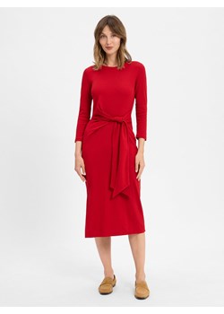 Lauren Ralph Lauren Damska sukienka z dżerseju Kobiety Bawełna czerwony jednolity ze sklepu vangraaf w kategorii Sukienki - zdjęcie 184759010