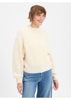 american vintage Damski sweter z dzianiny z zawartością alpaki - East Kobiety dzianina grubo tkana écru marmurkowy ze sklepu vangraaf w kategorii Swetry damskie - zdjęcie 184759024