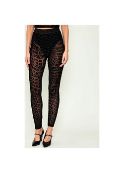 Versace Jeans Couture Legginsy TULLE FLOCK LIQUIFY | Slim Fit ze sklepu Gomez Fashion Store w kategorii Spodnie damskie - zdjęcie 184759502