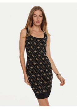 Guess Sukienka dzianinowa Sarah W4BK98 Z3JD2 Czarny Slim Fit ze sklepu MODIVO w kategorii Sukienki - zdjęcie 184762000
