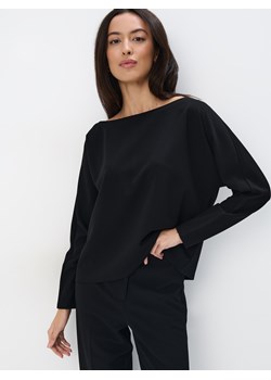 Mohito - Bluza z dekoltem w łódkę - czarny ze sklepu Mohito w kategorii Bluzy damskie - zdjęcie 184762984