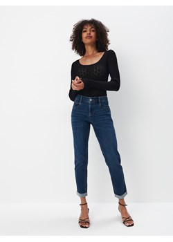 Mohito - Jeansy boyfriend - granatowy ze sklepu Mohito w kategorii Jeansy damskie - zdjęcie 184763032