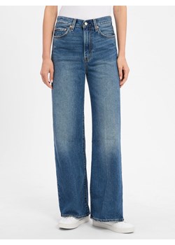 Levi's Dżinsy - Szeroka nogawka w prążki Kobiety Bawełna denim jednolity ze sklepu vangraaf w kategorii Jeansy damskie - zdjęcie 184763321