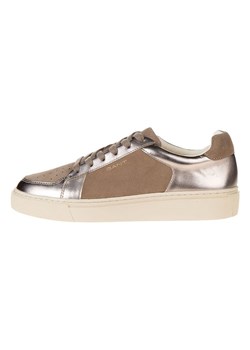 GANT Footwear Skórzane sneakersy &quot;Julice&quot; w kolorze brązowo-jasnoróżowym ze sklepu Limango Polska w kategorii Trampki damskie - zdjęcie 184764681