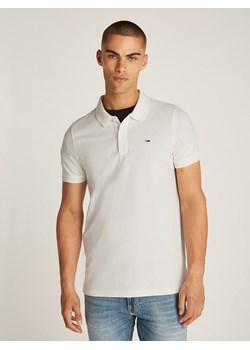 TOMMY JEANS Koszulka polo w kolorze białym ze sklepu Limango Polska w kategorii T-shirty męskie - zdjęcie 184764710