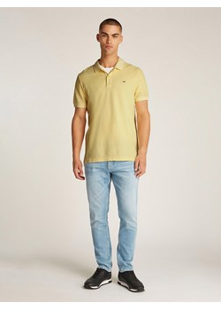 TOMMY JEANS Koszulka polo w kolorze beżowym ze sklepu Limango Polska w kategorii T-shirty męskie - zdjęcie 184764720