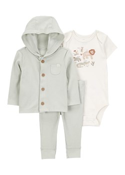 carter&apos;s 3-częściowy zestaw w kolorze szaro-białym ze sklepu Limango Polska w kategorii Body niemowlęce - zdjęcie 184764804