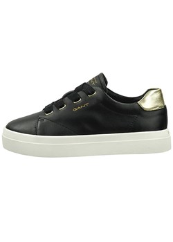 GANT Footwear Skórzane sneakersy &quot;Prepla&quot; w kolorze czarnym ze sklepu Limango Polska w kategorii Buty sportowe damskie - zdjęcie 184764862