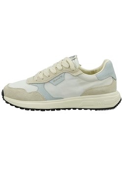 GANT Footwear Skórzane sneakersy &quot;Beywin&quot; w kolorze beżowo-biało-błękitnym ze sklepu Limango Polska w kategorii Buty sportowe damskie - zdjęcie 184764904