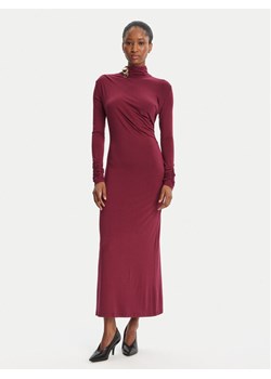 Simona Corsellini Sukienka wieczorowa A25CPAB00601 Bordowy Slim Fit ze sklepu MODIVO w kategorii Sukienki - zdjęcie 184765501