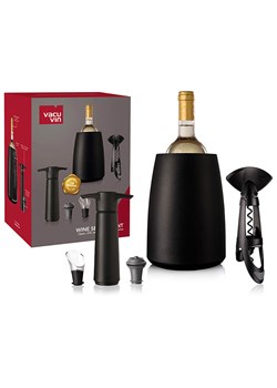 Vacu Vin 5-częściowy zestaw &quot;Elegant&quot; w kolorze czarnym ze sklepu Limango Polska w kategorii Naczynia - zdjęcie 184766144