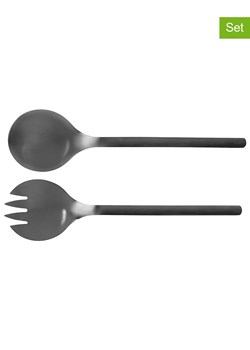 Wenko 2-częściowy zestaw &quot;Nagy&quot; w kolorze czarnym - dł. 29 cm ze sklepu Limango Polska w kategorii Sztućce - zdjęcie 184766250