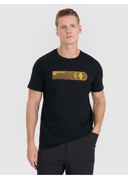 Męski t-shirt z nadrukiem 4F 4FRSS25TTSHM2851 - czarny ze sklepu Sportstylestory.com w kategorii T-shirty męskie - zdjęcie 184767403