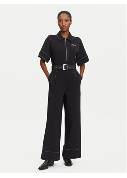 KARL LAGERFELD Kombinezon A3W13047 Czarny Regular Fit ze sklepu MODIVO w kategorii Kombinezony damskie - zdjęcie 184768113