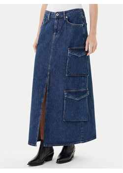 Karl Lagerfeld Jeans Spódnica jeansowa A3W12011 Niebieski Regular Fit ze sklepu MODIVO w kategorii Spódnice - zdjęcie 184768131