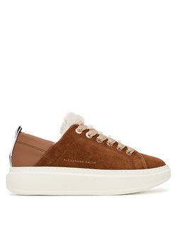 Alexander Smith Sneakersy Wembley Folded ASBCWRW Brązowy ze sklepu MODIVO w kategorii Buty sportowe damskie - zdjęcie 184768171