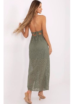 Sukienka boho z koronką khaki MI-SK-88191.63, Kolor khaki, Rozmiar uniwersalny, ITALY MODA ze sklepu Primodo w kategorii Sukienki - zdjęcie 184769080