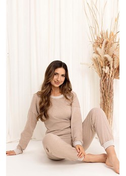 Piżama damska typu homewear beżowa 718, Kolor beżowy, Rozmiar S, Regina ze sklepu Primodo w kategorii Piżamy damskie - zdjęcie 184769173