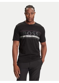 BOSS T-Shirt Iconic Zone 50550113 Czarny Regular Fit ze sklepu MODIVO w kategorii T-shirty męskie - zdjęcie 184769801