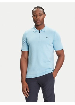 BOSS Polo K_Ever-X PS 50541961 Błękitny Regular Fit ze sklepu MODIVO w kategorii T-shirty męskie - zdjęcie 184769871