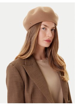 Beret Weekend Max Mara Pitti 2525576014 Brązowy ze sklepu eobuwie.pl w kategorii Czapki zimowe damskie - zdjęcie 184772882