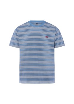Levi's T-shirt męski Mężczyźni Dżersej niebieski w paski ze sklepu vangraaf w kategorii T-shirty męskie - zdjęcie 184773260