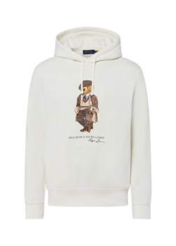 Polo Ralph Lauren Męski sweter z kapturem Mężczyźni écru nadruk - id: 792284-0001-09900 - marki Polo Ralph Lauren - 184773313 Polo Ralph Lauren Męski sweter z kapturem Mężczyźni écru nadruk ze sklepu vangraaf w kategorii Bluzy męskie - zdjęcie 184773313