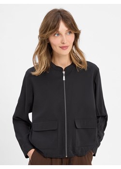 More & More Bluza damska Kobiety Sztuczne włókno czarny jednolity ze sklepu vangraaf w kategorii Kurtki damskie - zdjęcie 184773331